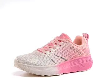 Women's Road Running Shoes Athletic Non-Slip Sole Walking Sneaker Lightweight Supportive Mesh Colorful Trail Tennis Shoes
