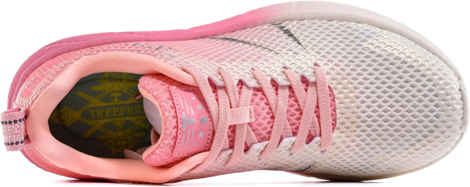 Women's Road Running Shoes Athletic Non-Slip Sole Walking Sneaker Lightweight Supportive Mesh Colorful Trail Tennis Shoes