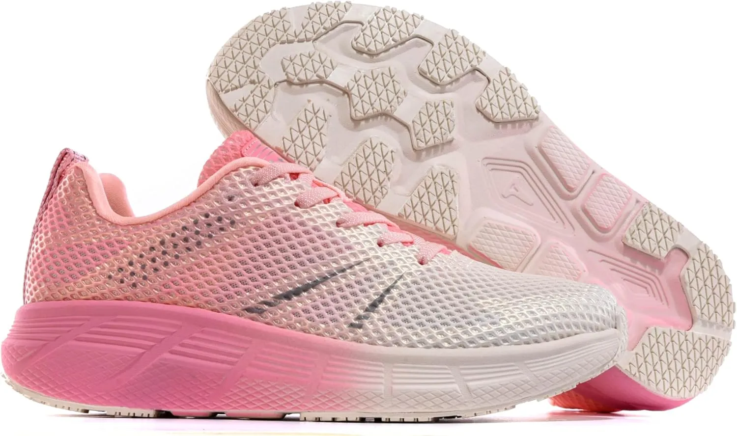 Women's Road Running Shoes Athletic Non-Slip Sole Walking Sneaker Lightweight Supportive Mesh Colorful Trail Tennis Shoes