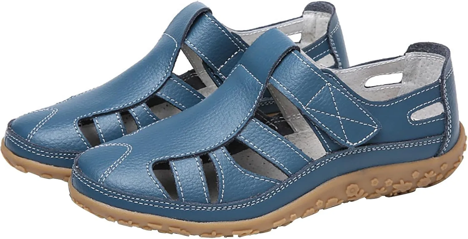 Womens Summer Sandals Tennis Shoes Flat Bottom Sneakers for Women Wide with Loafers for Women Dressy Black Non Slip Work Shoes Breathable Lightweight