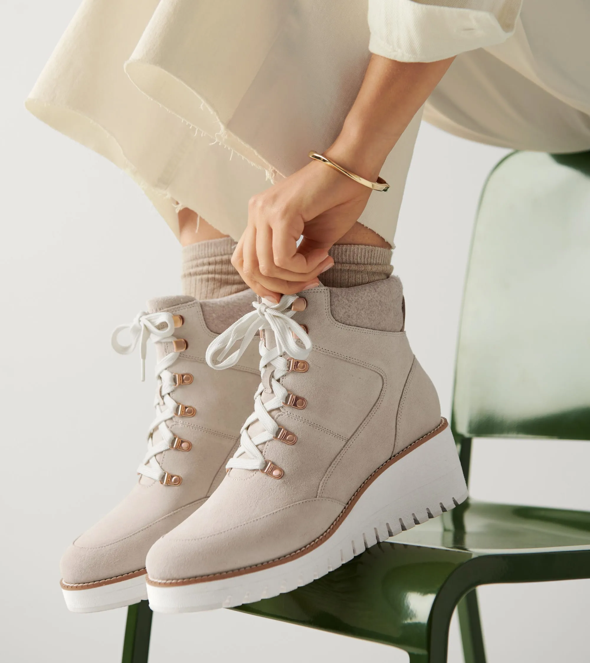 Women's ZERØGRAND City Wedge Hiker Boots