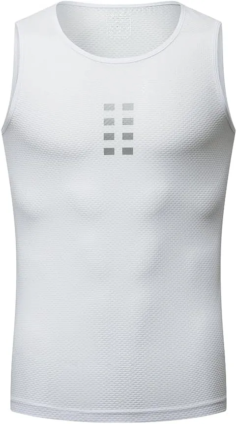 WOSAWE Men's Biking Base Layer Vest Cycling Sleeveless Undershirt Quick Drying