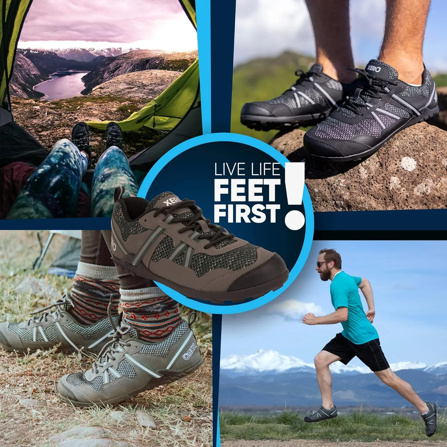 Xero Shoes Men's TerraFlex Barefoot Hiking Shoe