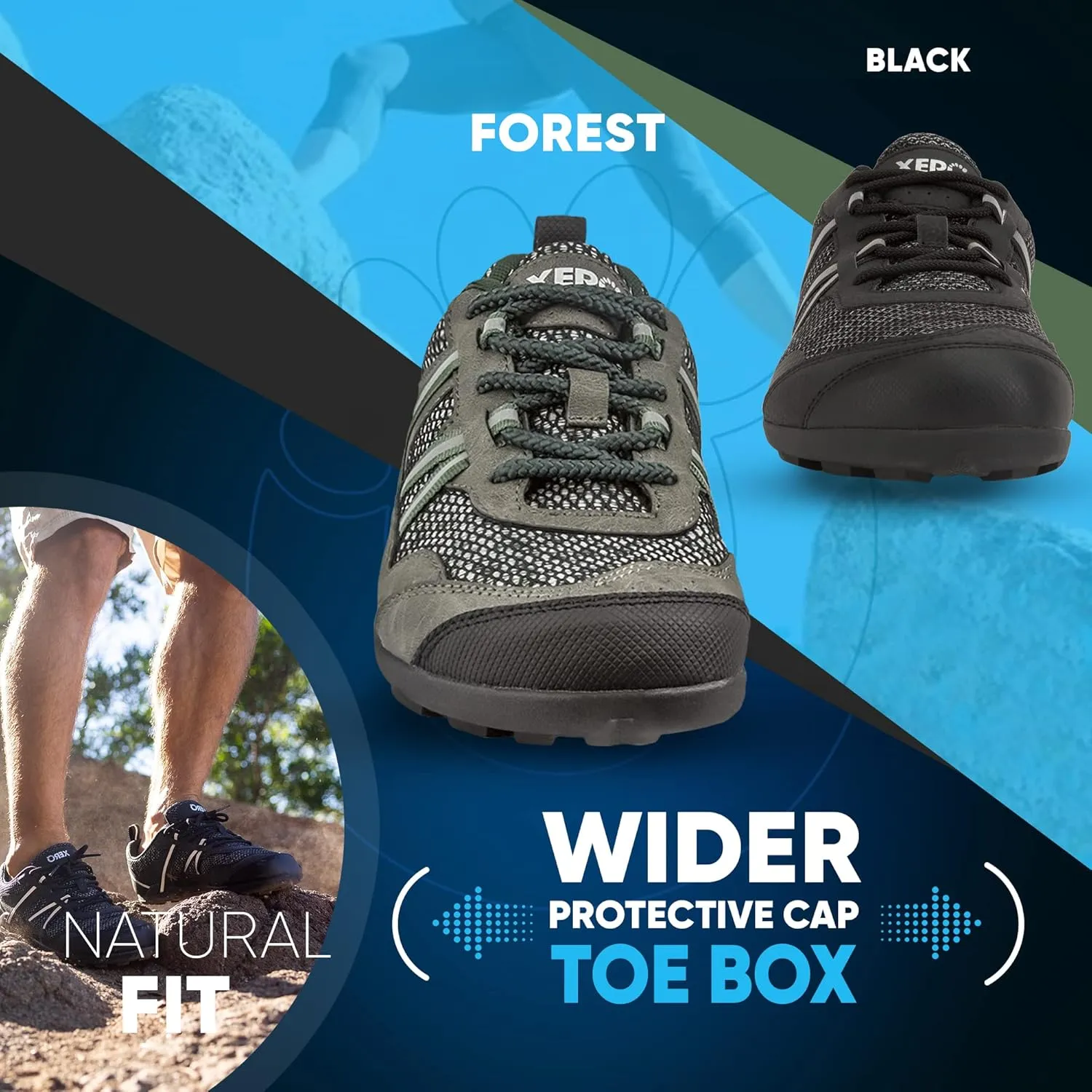 Xero Shoes Men's TerraFlex Barefoot Hiking Shoe